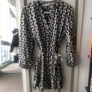 ZARA Black/Cream Dress